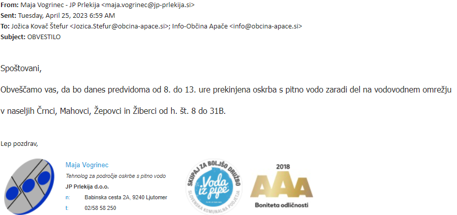 OBVESTILO_VODA JPP